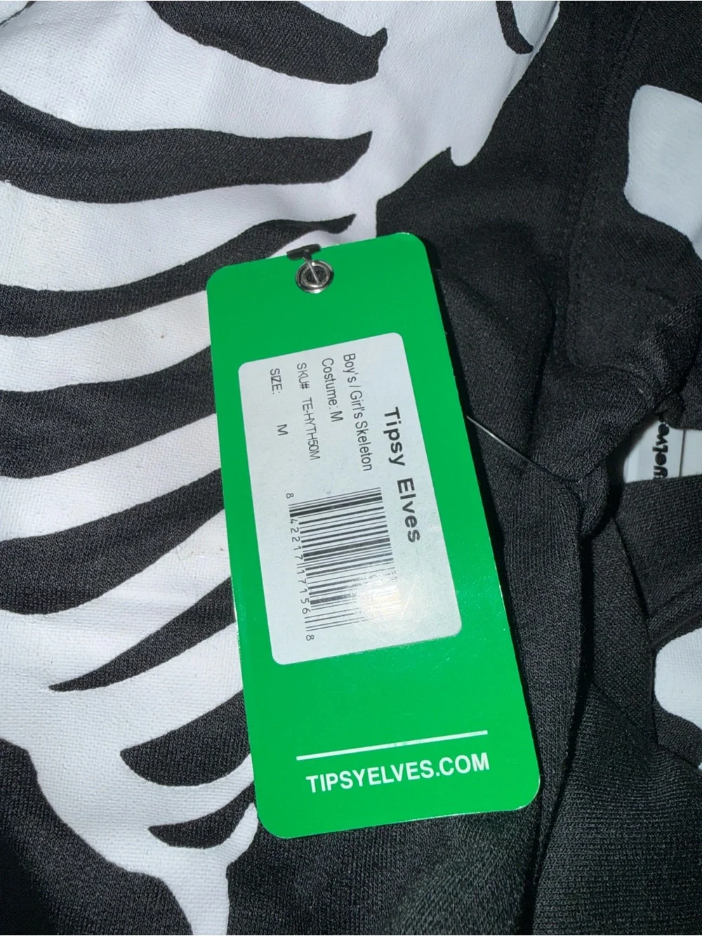 🎃 NWT! Tipsy Elves Kids Unisex Skeleton Jumpsuit Costume